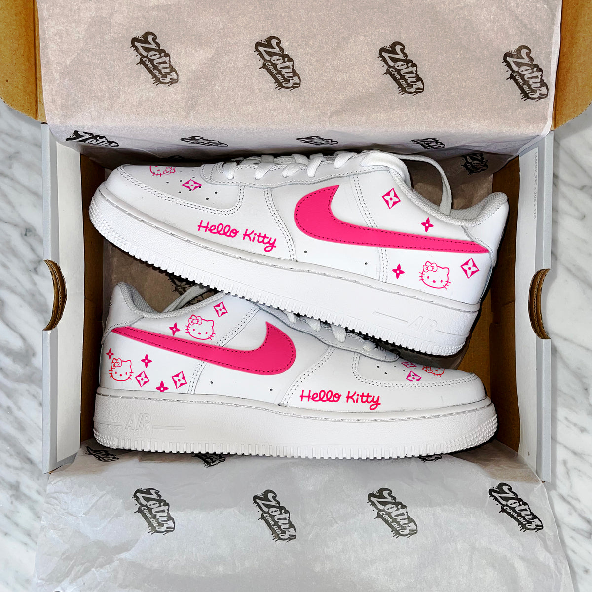 Hello Kitty / LV Custom AF1s